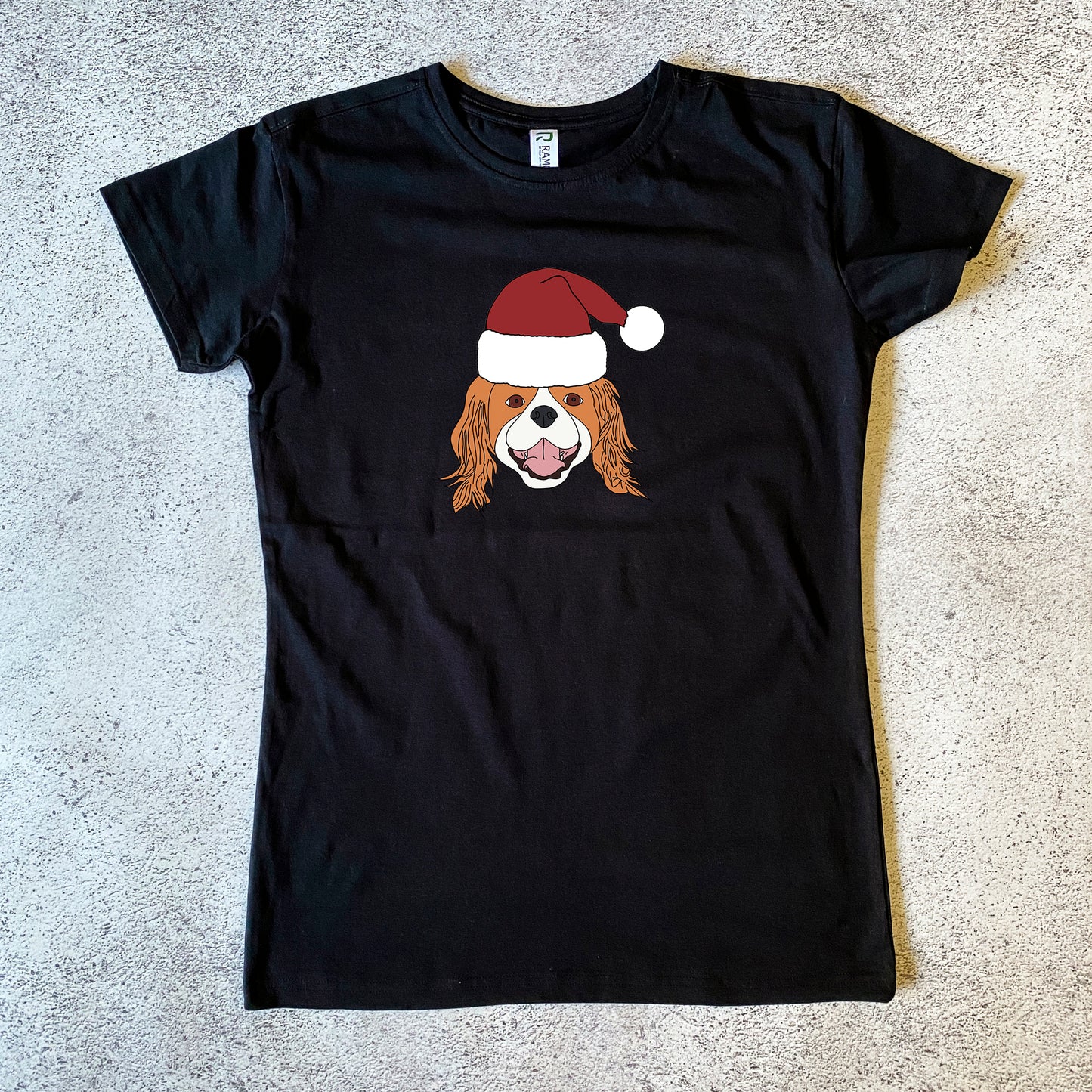 Blenheim King Charles Cavalier Spaniel Christmas Women's T-Shirt