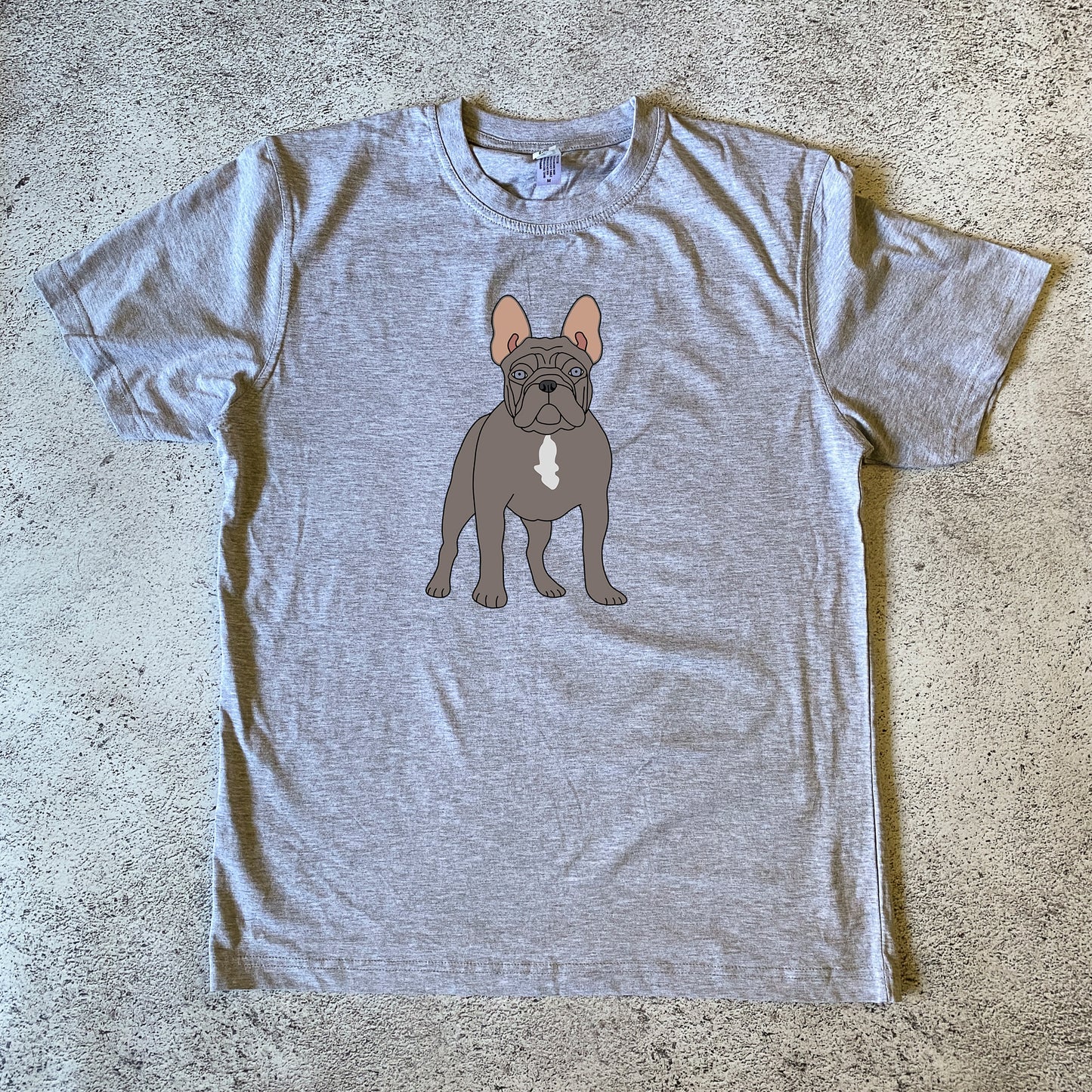 Blue French Bulldog Unisex T-Shirt