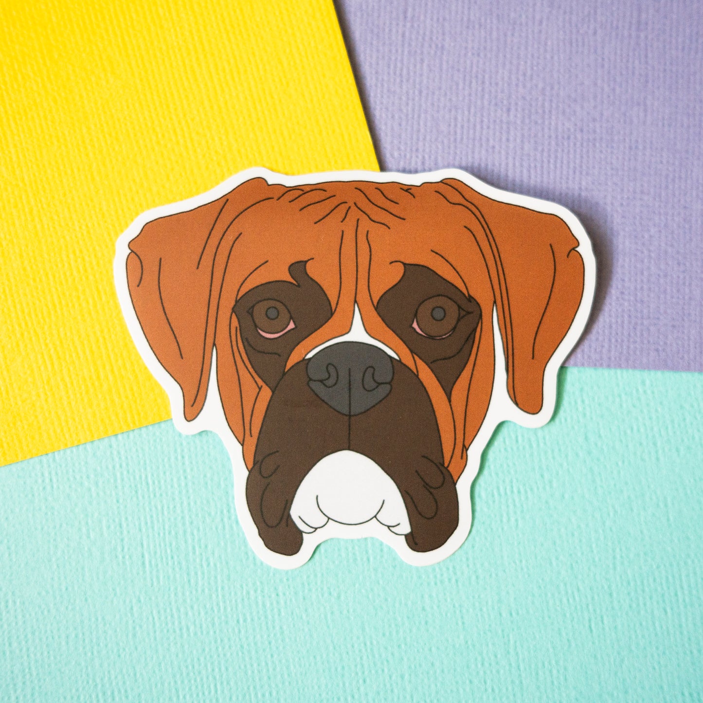 Boxer 3" Sticker