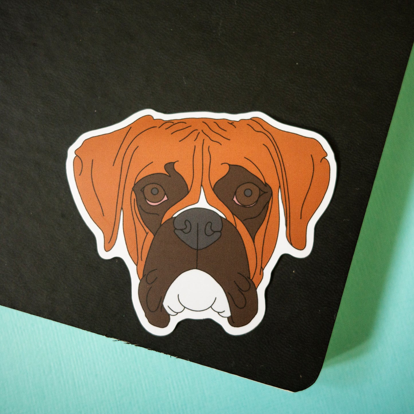 Boxer 3" Sticker