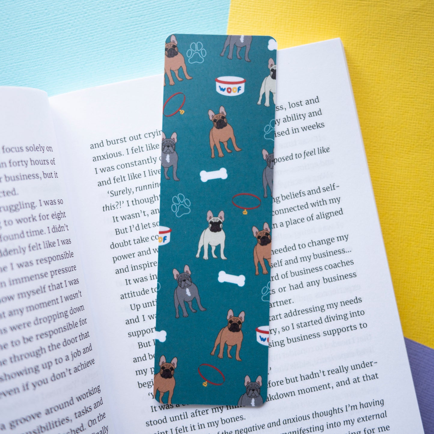 French Bulldog Bookmark