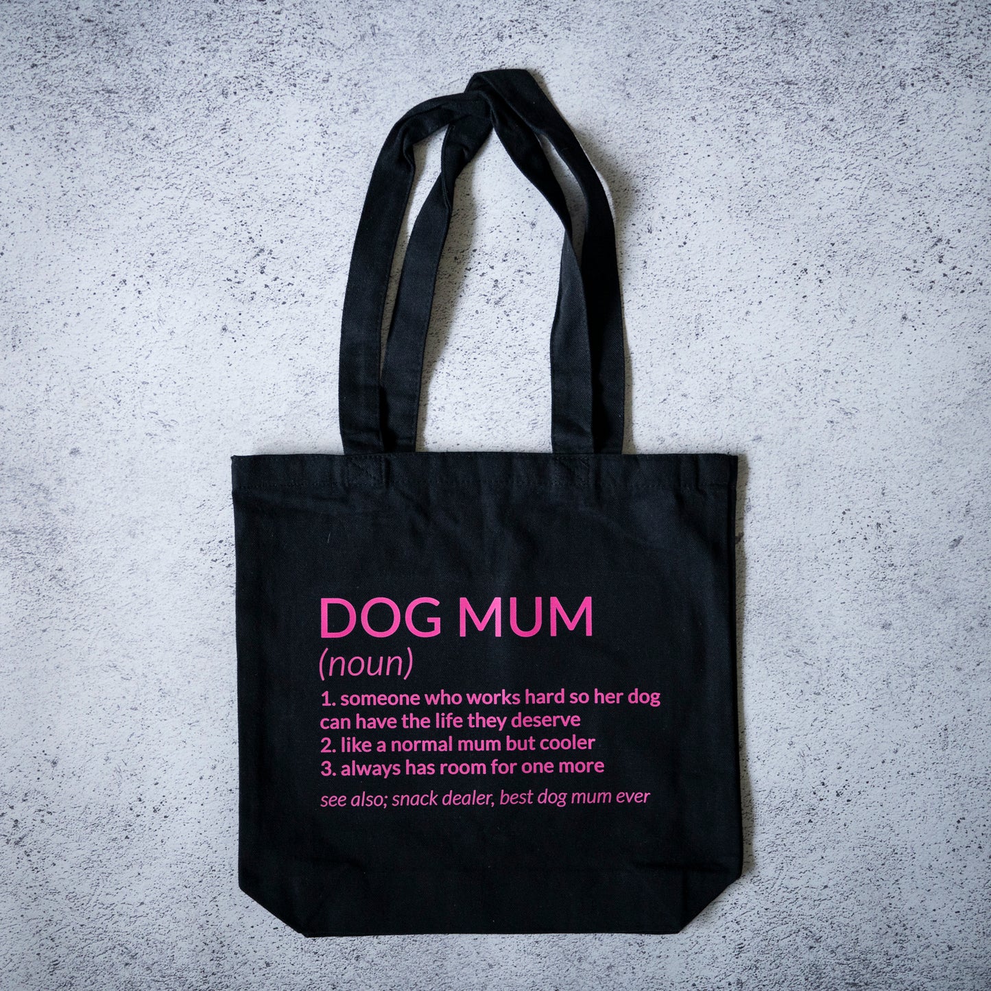 Dog Mum Definition Canvas Tote Bag