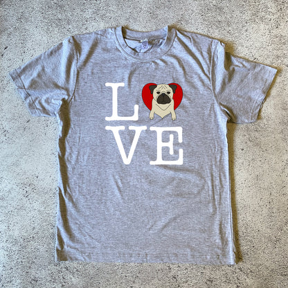 Love Pug Unisex T-Shirt