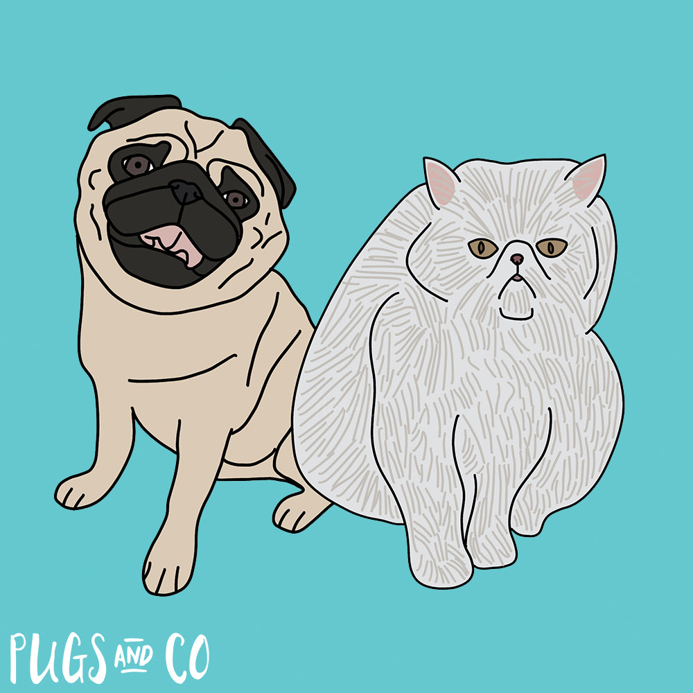Pet Portraits - Two Pets