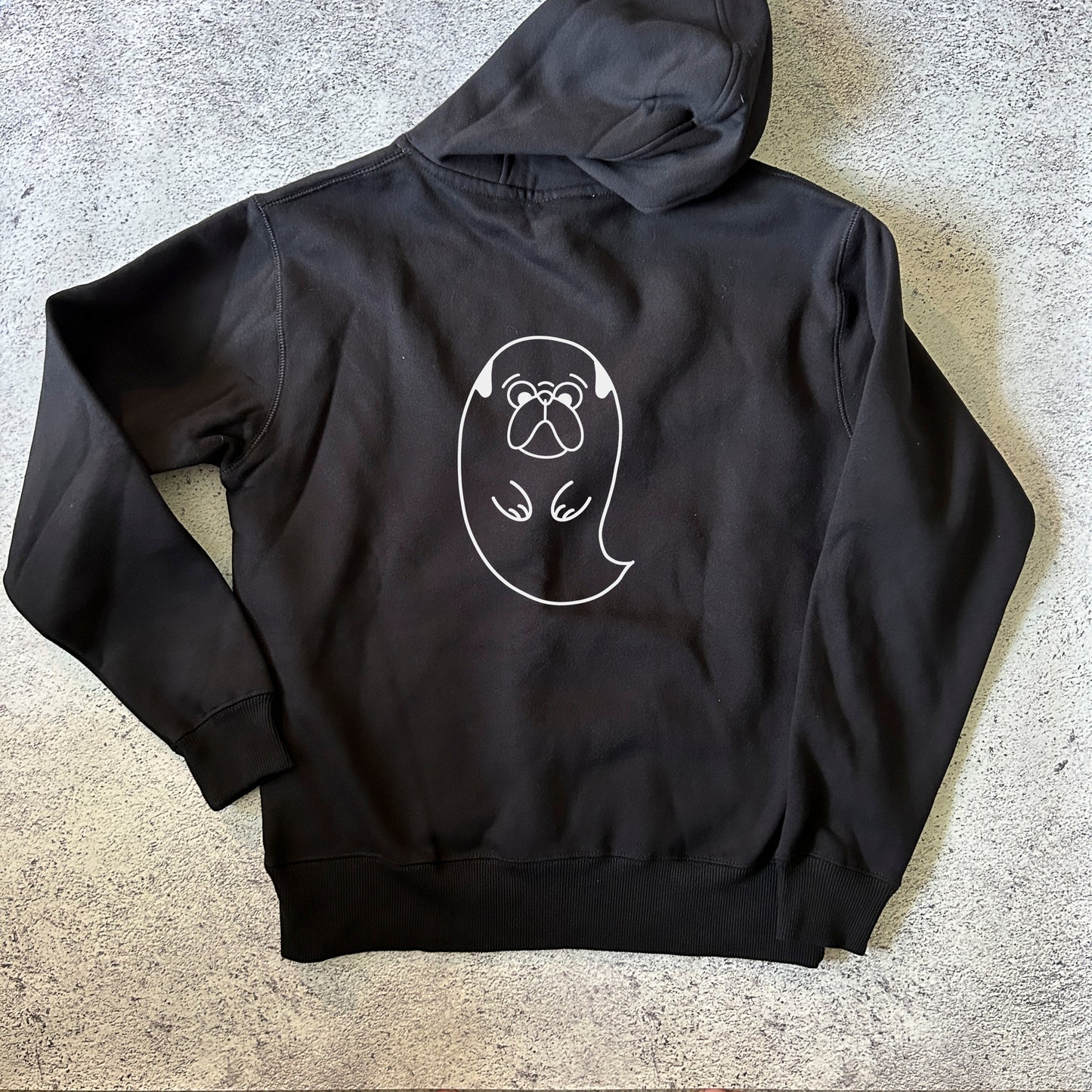 Ghost Pug Hoodie
