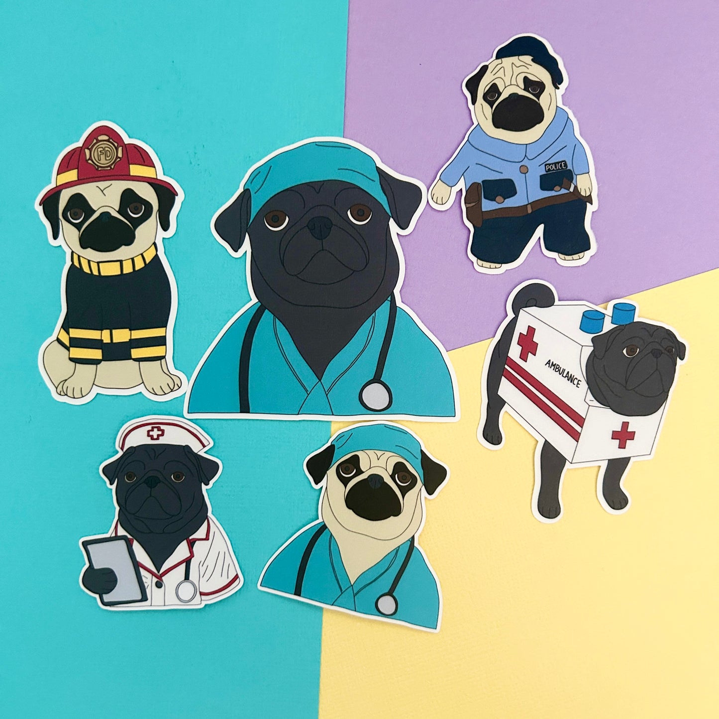 Sticker Club - Pug Fanatics Tier