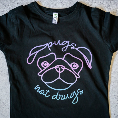 Pugs Not Drugs Women's T-Shirt