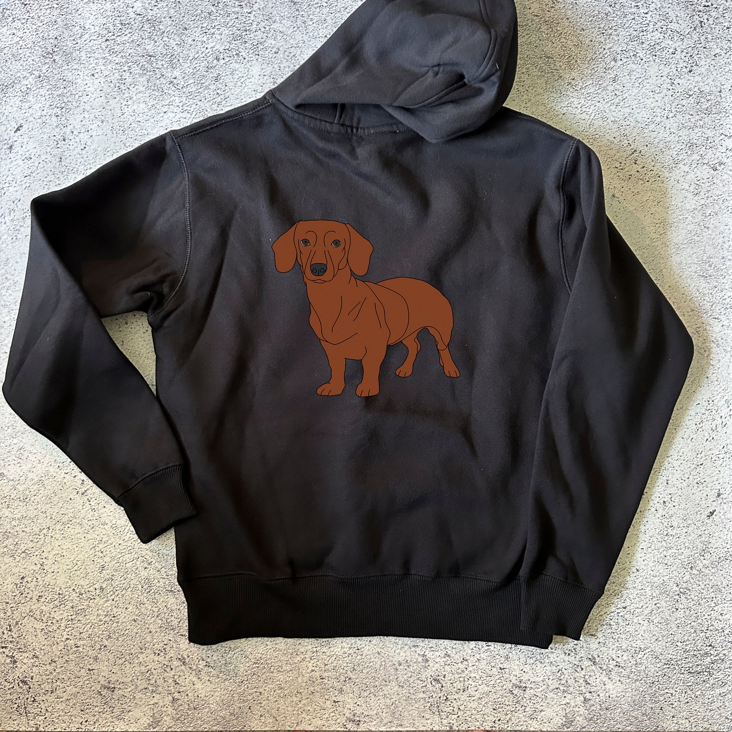 Red Dachshund Hoodie