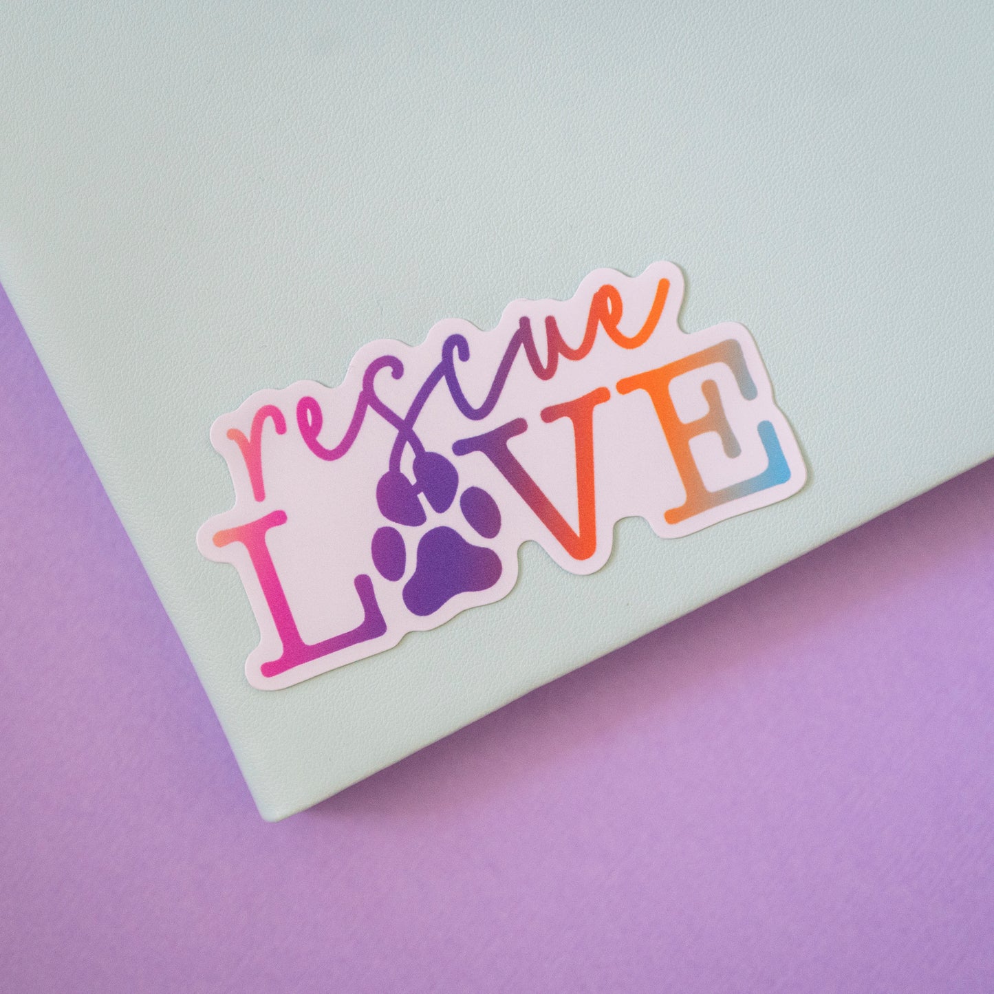 Rescue Love 3" Sticker