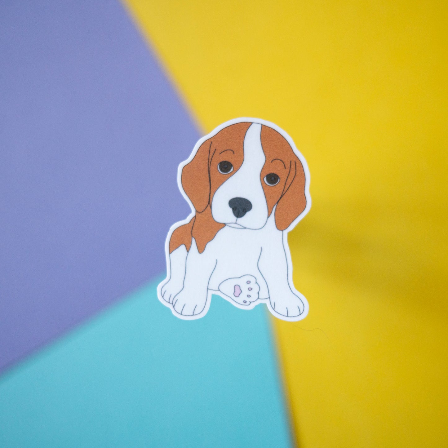 Beagle Puppy 2" Sticker