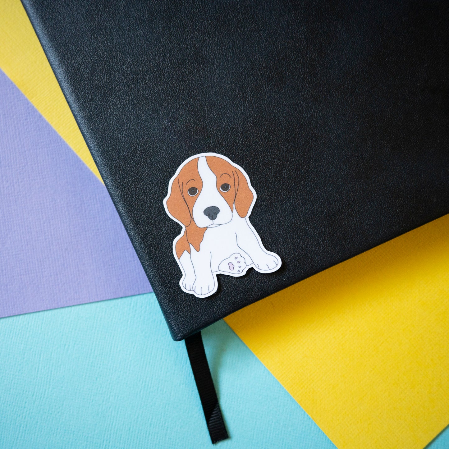 Beagle Puppy 2" Sticker