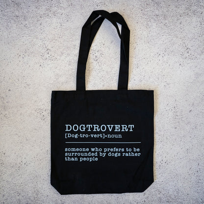Dogtrovert Canvas Tote Bag