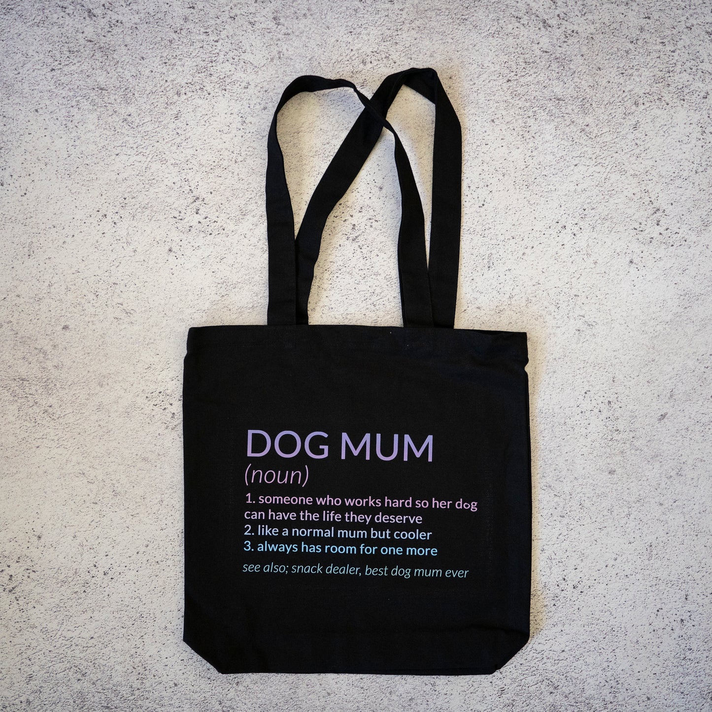 Dog Mum Definition Canvas Tote Bag