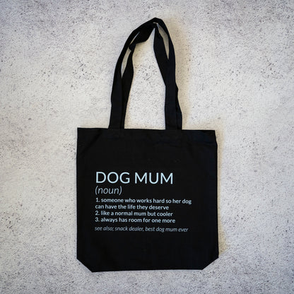 Dog Mum Definition Canvas Tote Bag