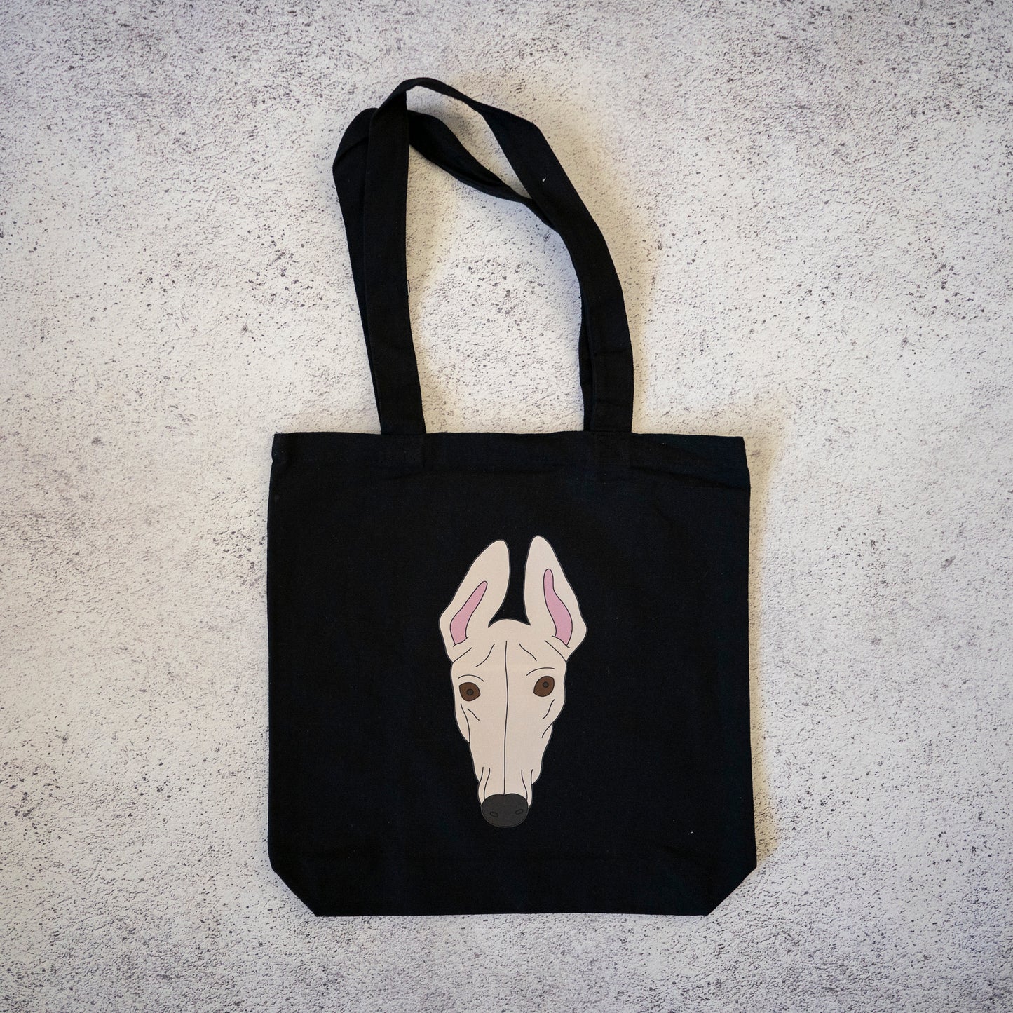 Greyhound Canvas Tote Bag