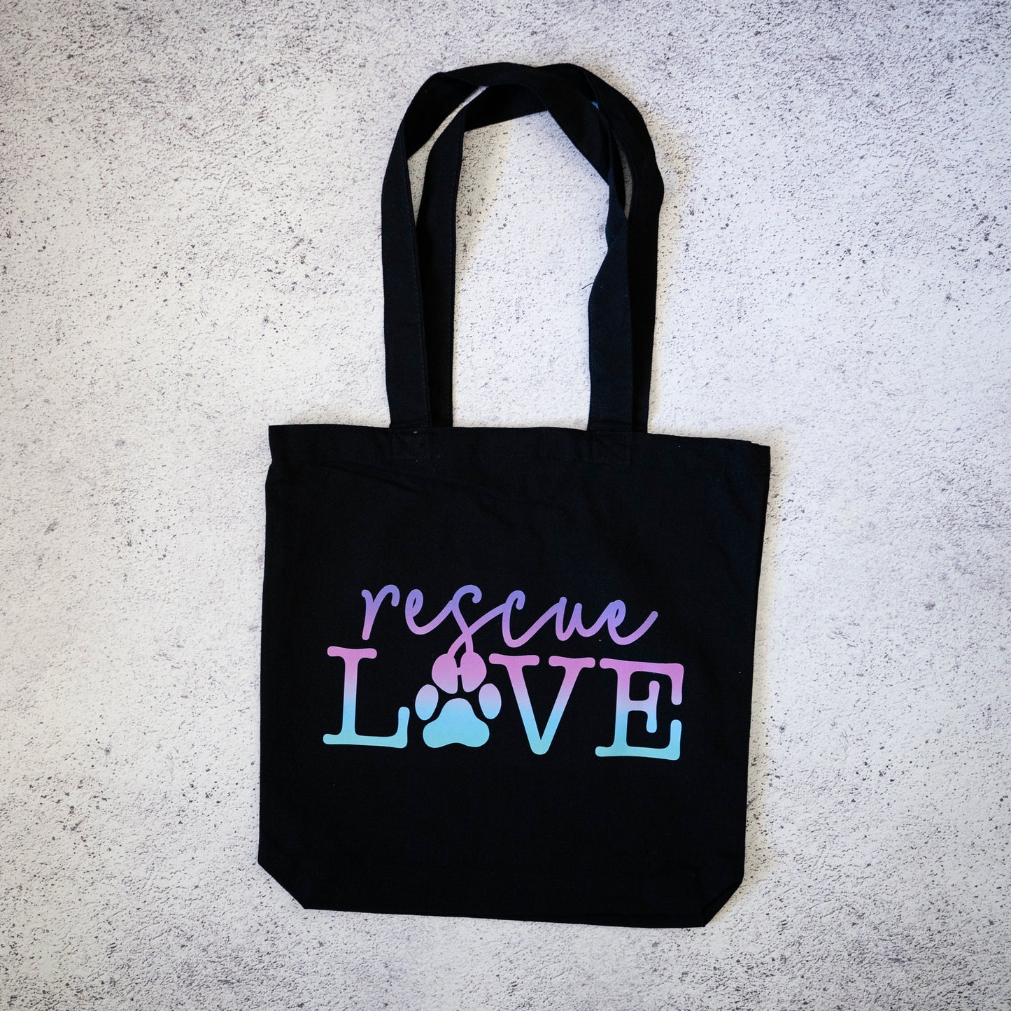 Rescue Love Canvas Tote Bag