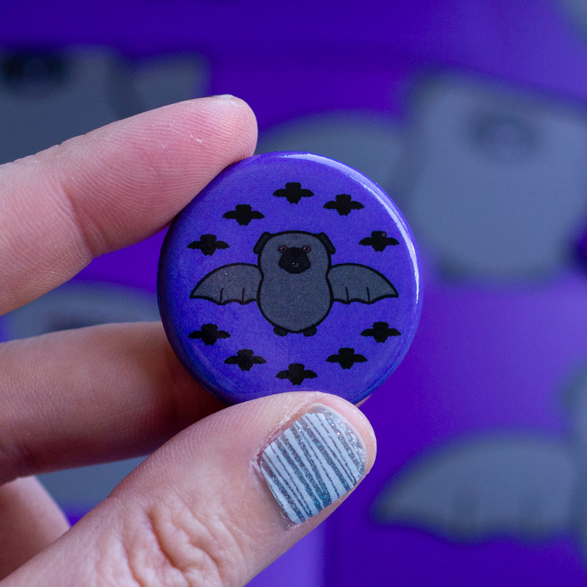Batpug Badge