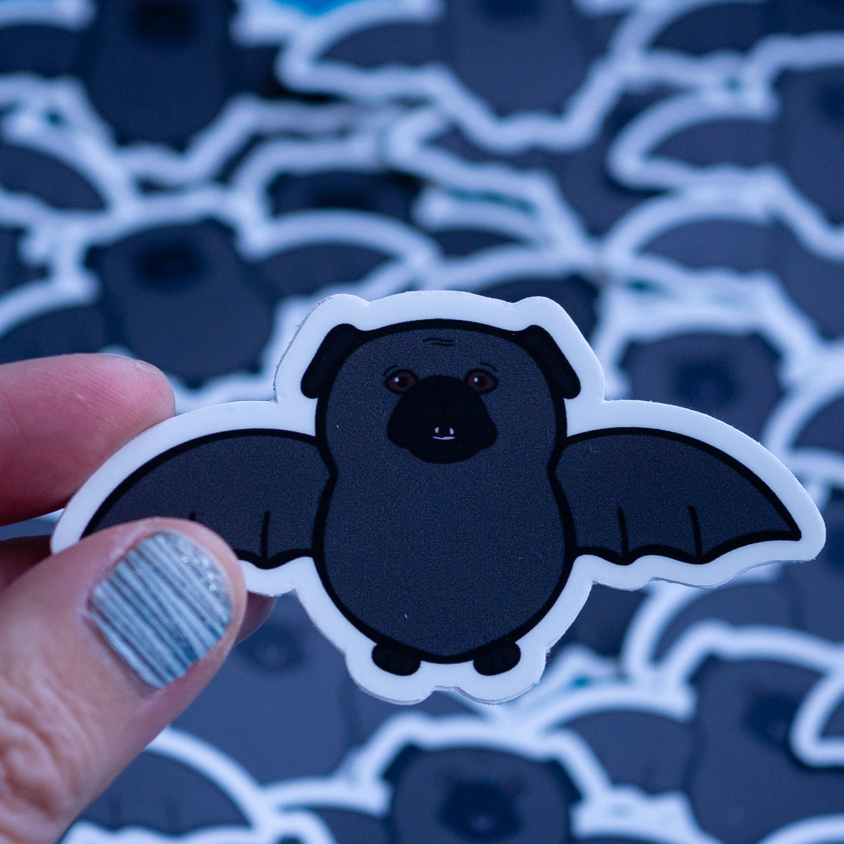 Batpug 3" Sticker