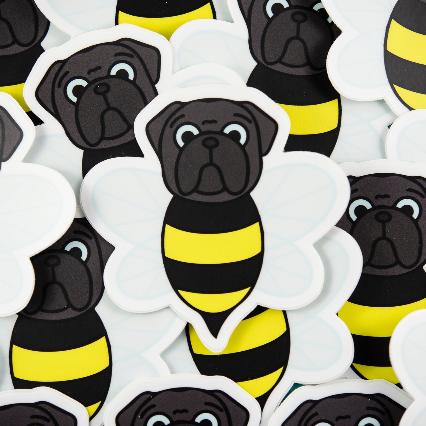 Bumble Pug 3" Sticker