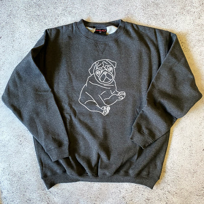 Chubby Pug Sweatshirt