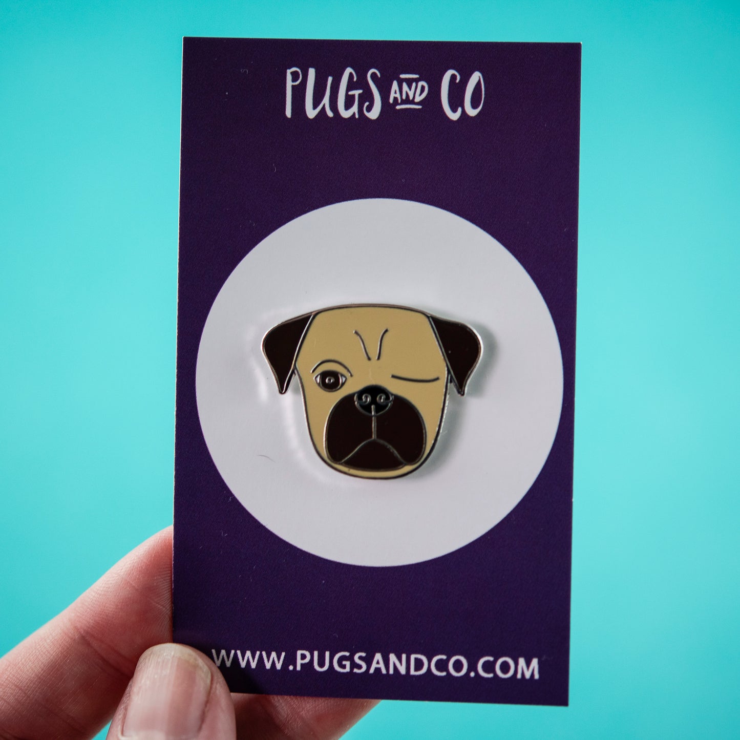 Fawn Pirate Pug Enamel Pin