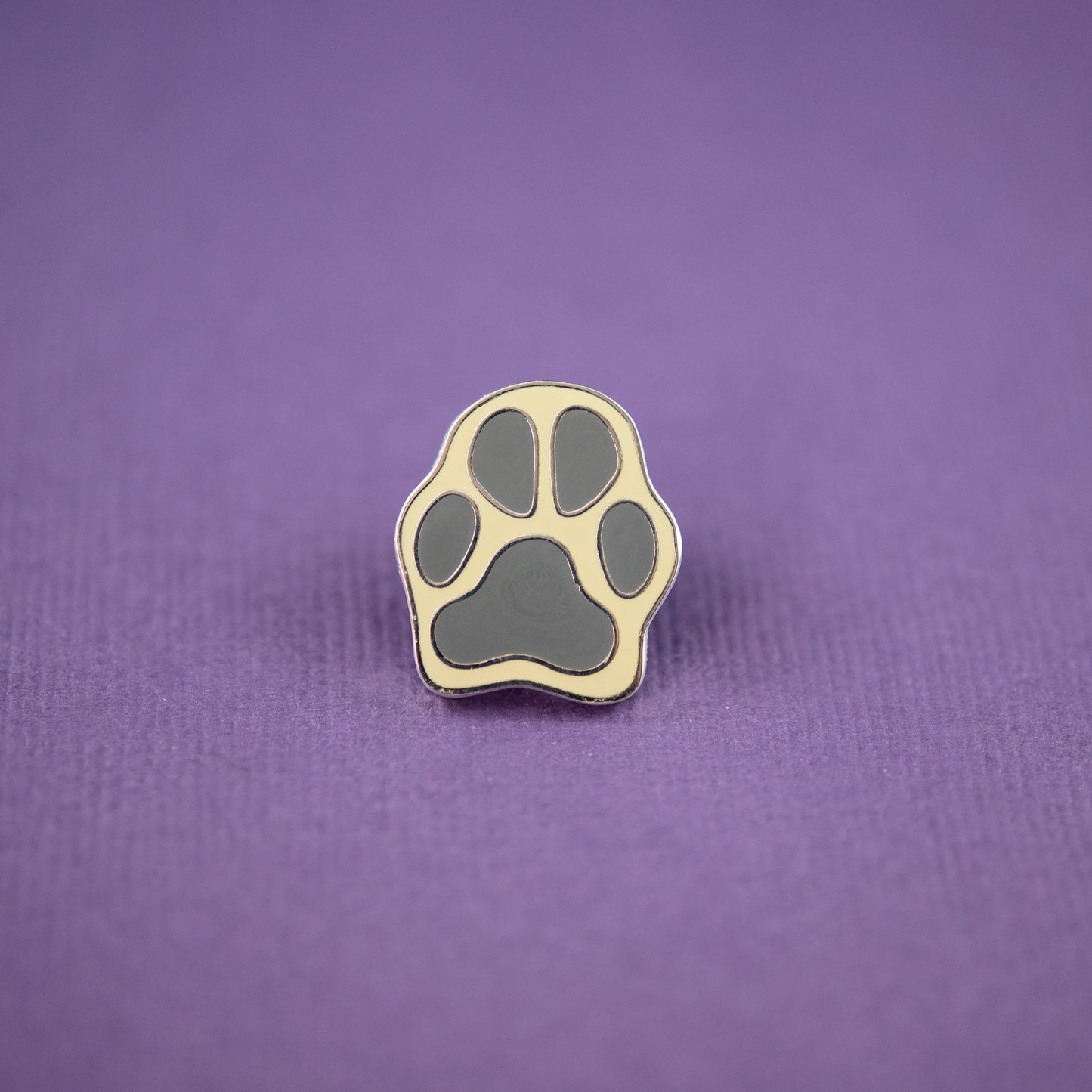 Fawn Pug Paw Enamel Pin