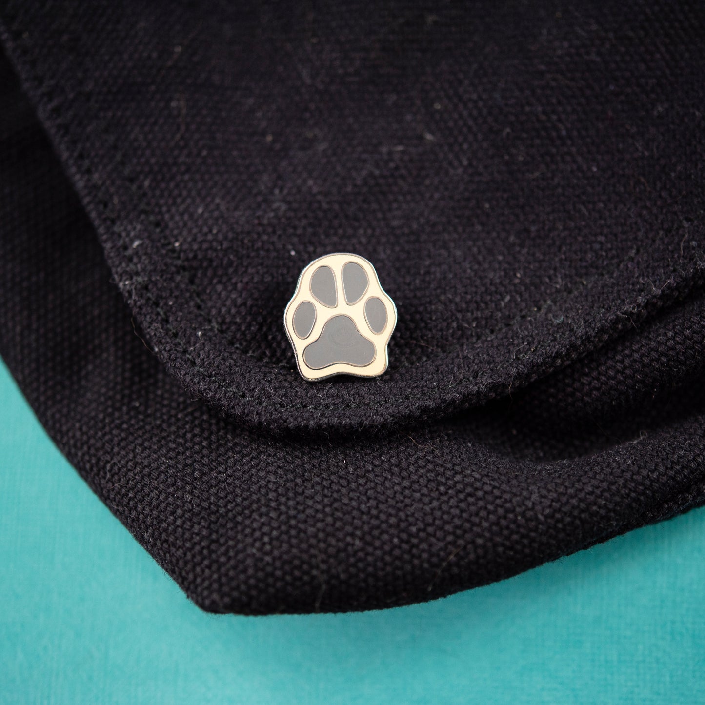 Fawn Pug Paw Enamel Pin