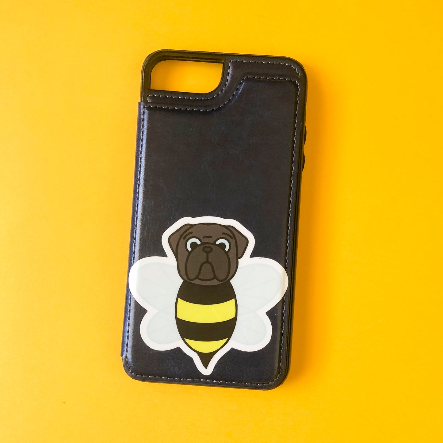 Bumble Pug 3" Sticker