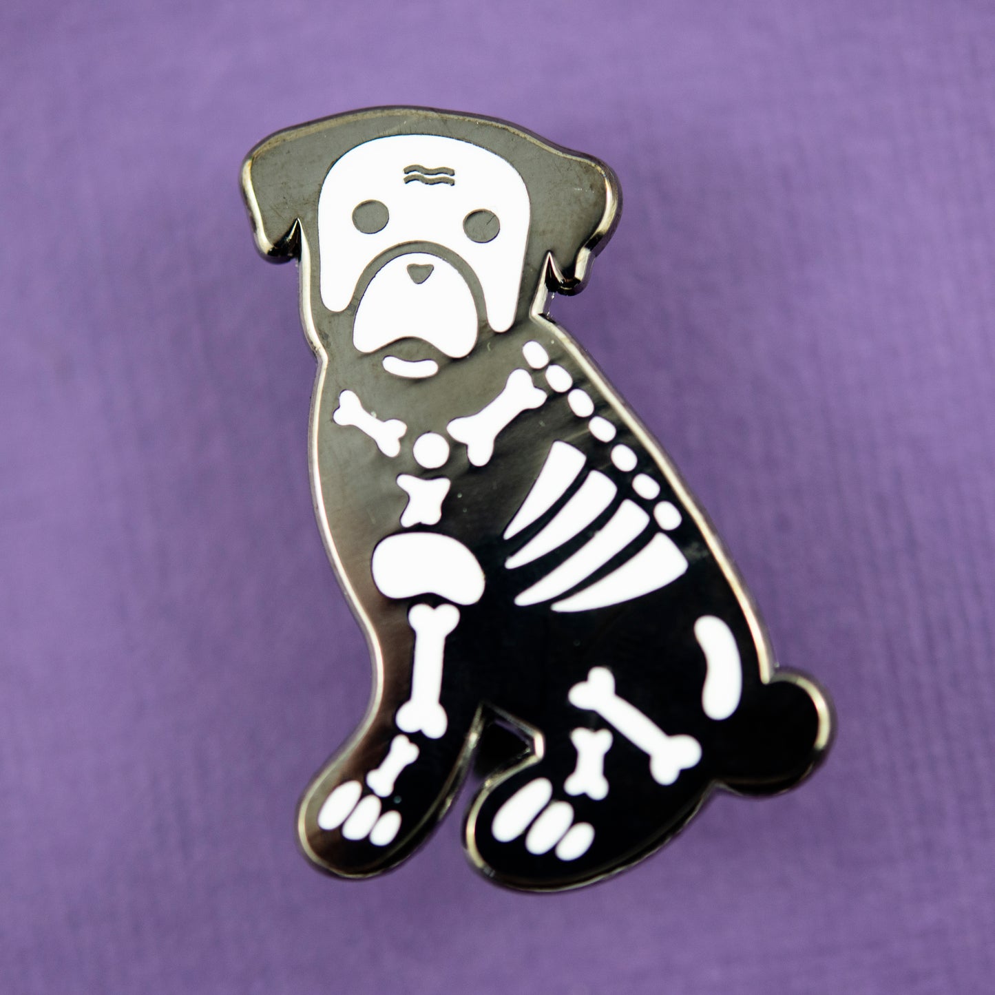 Skelo Pug Enamel Pin