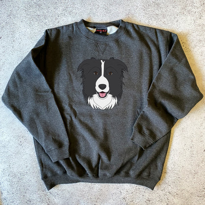 Black Border Collie Sweatshirt