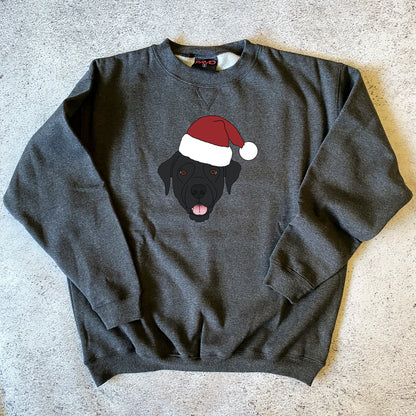 Black Labrador Christmas Sweatshirt