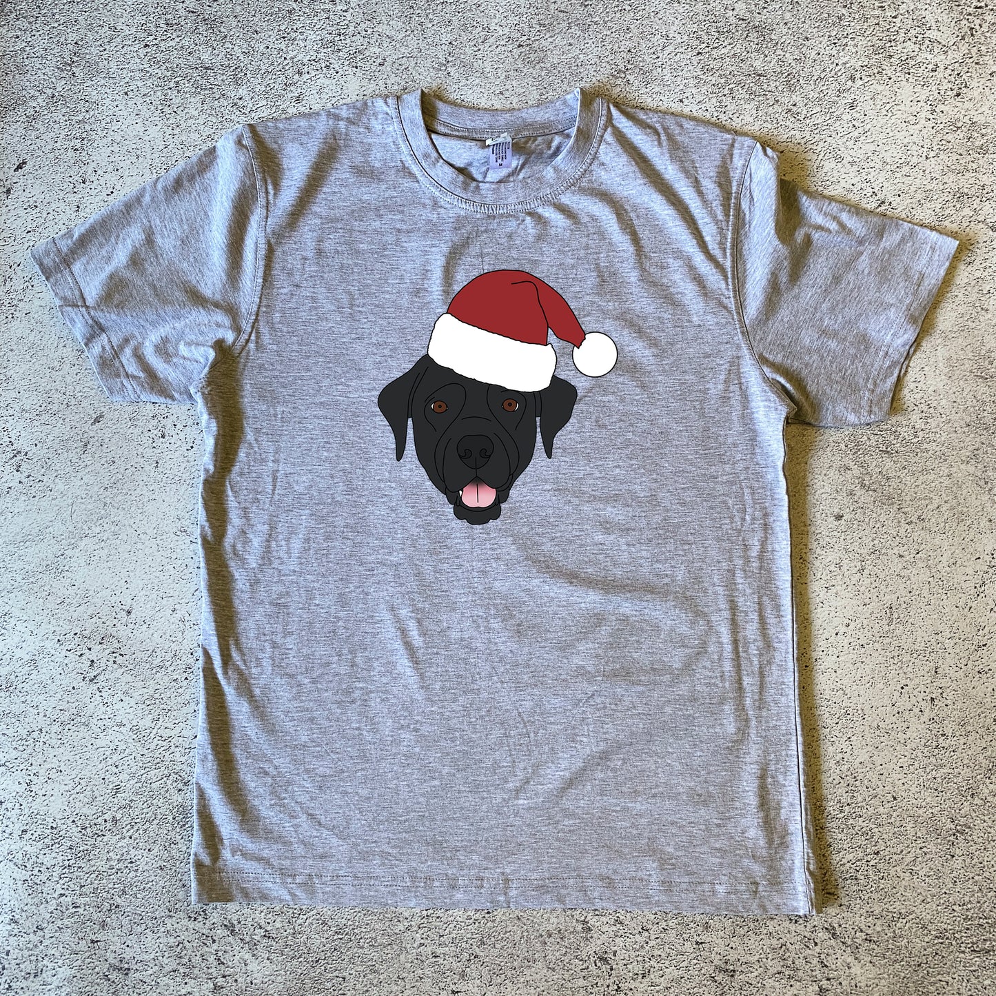 Black Labrador Christmas Unisex T-Shirt