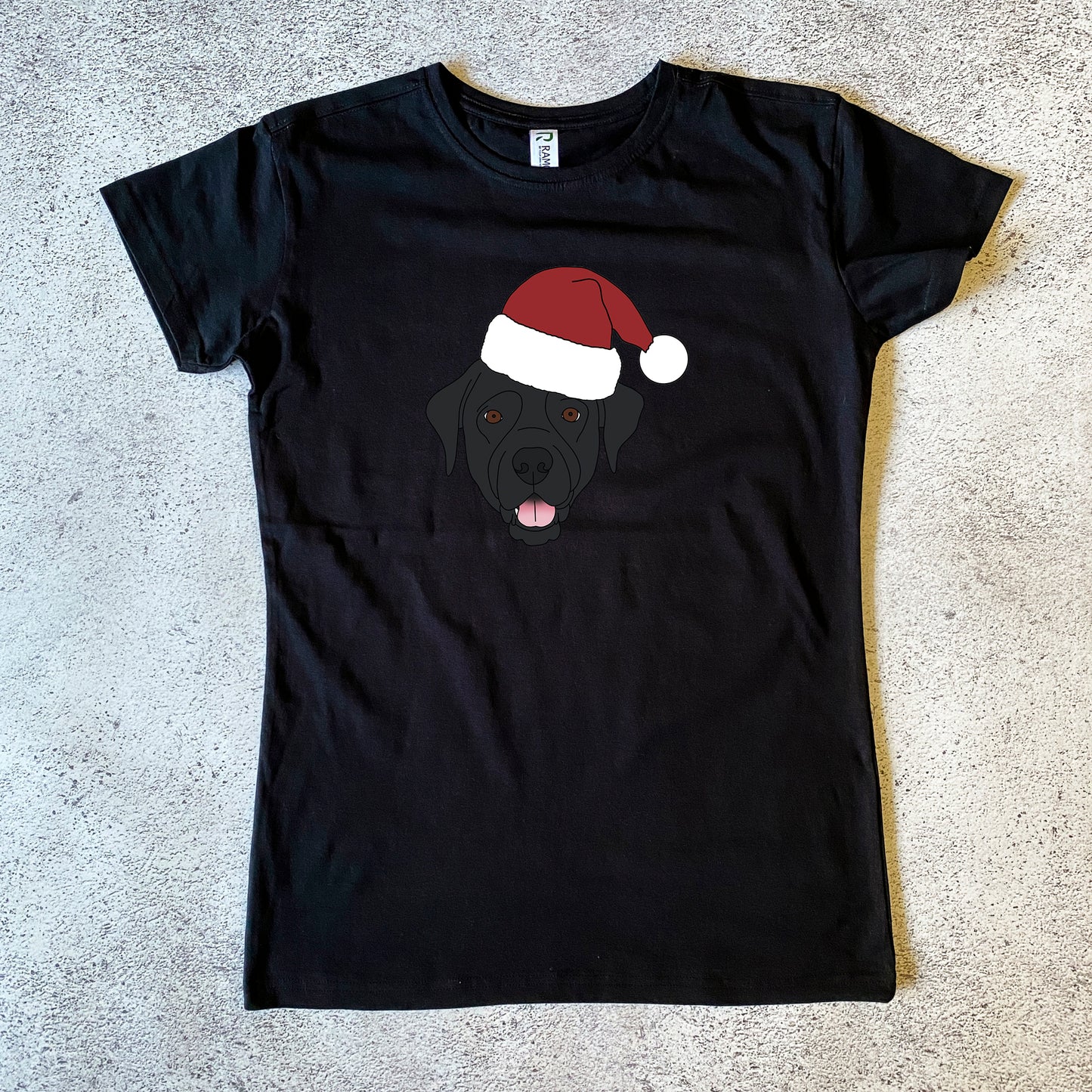 Black Labrador Christmas Women's T-Shirt