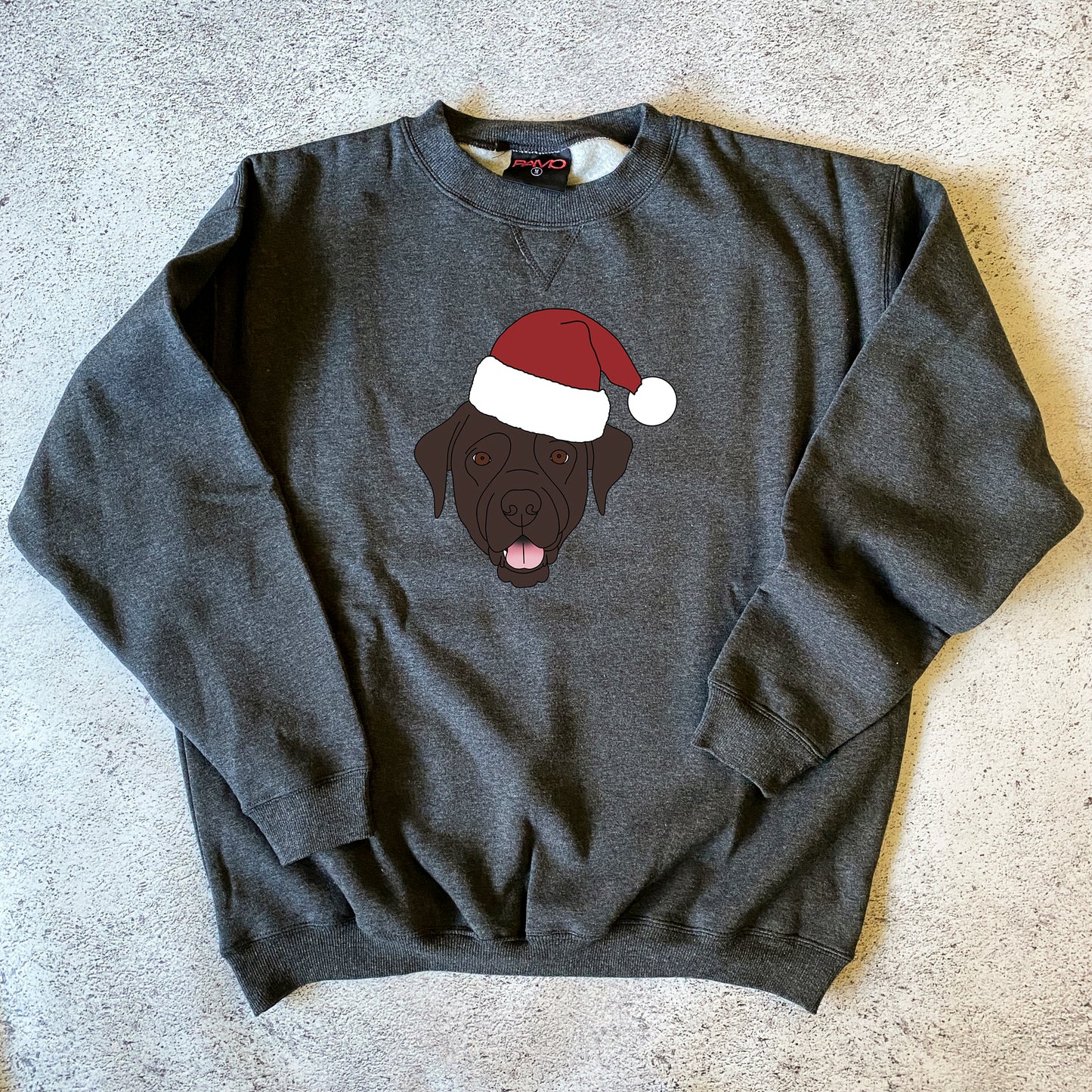 Chocolate Labrador Christmas Sweatshirt