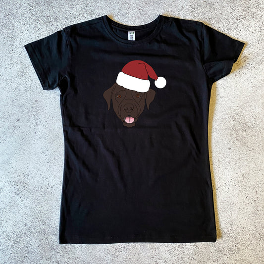 Chocolate Labrador Christmas Women's T-Shirt