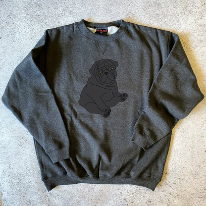 Chubby Pug Sweatshirt