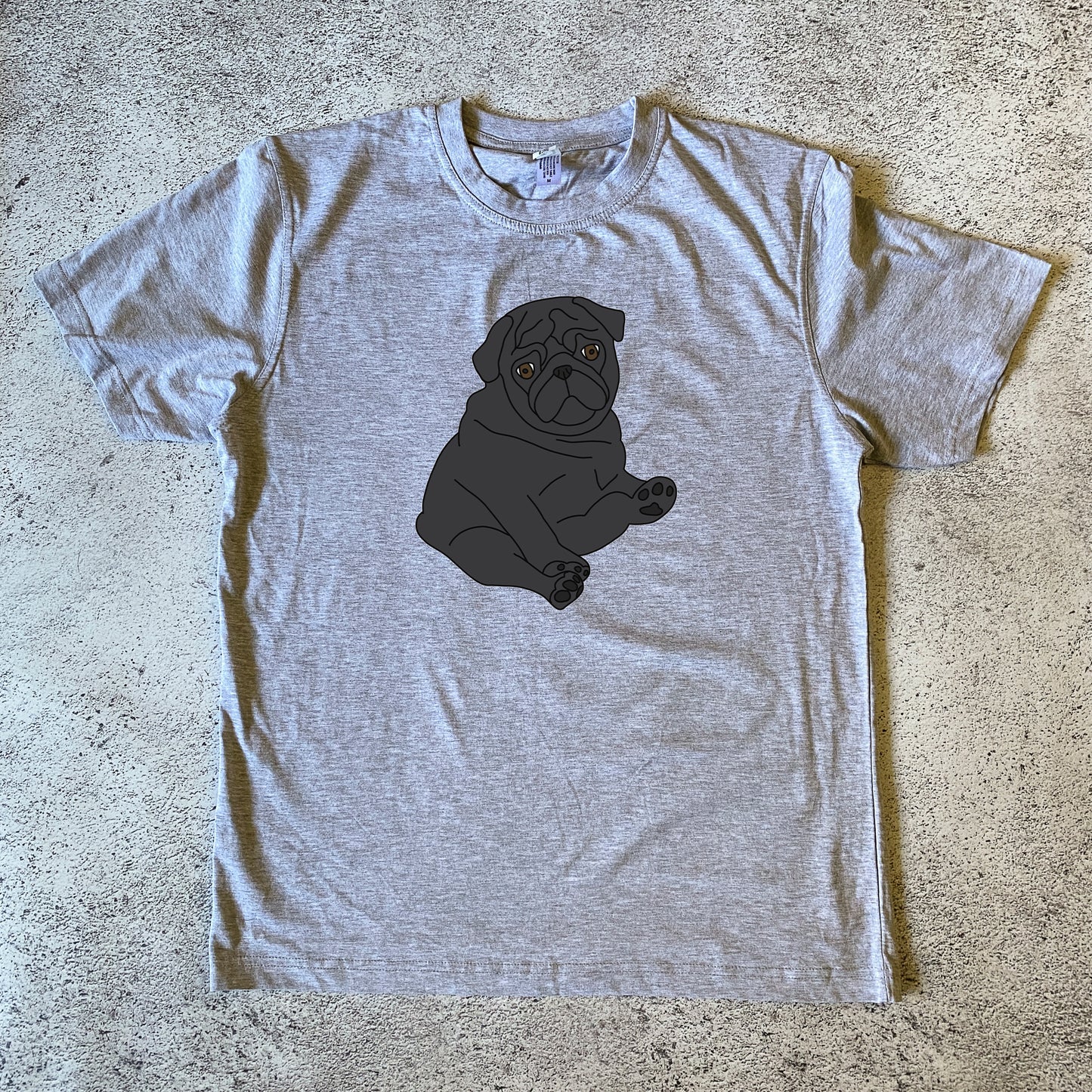 Chubby Pug Unisex T-Shirt