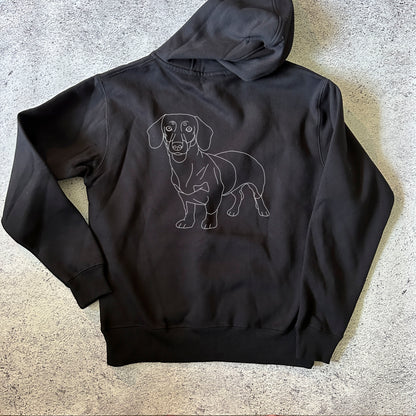 Dachshund Zip Hoodie