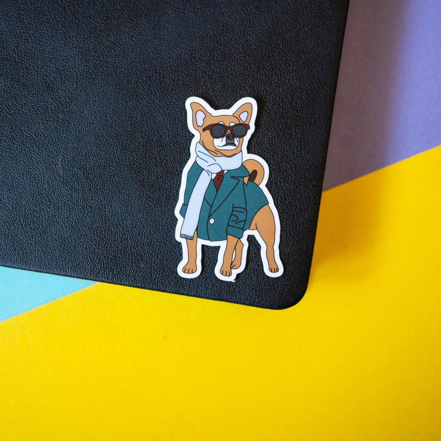 Dapper Dog 3" Sticker - Chihuahua