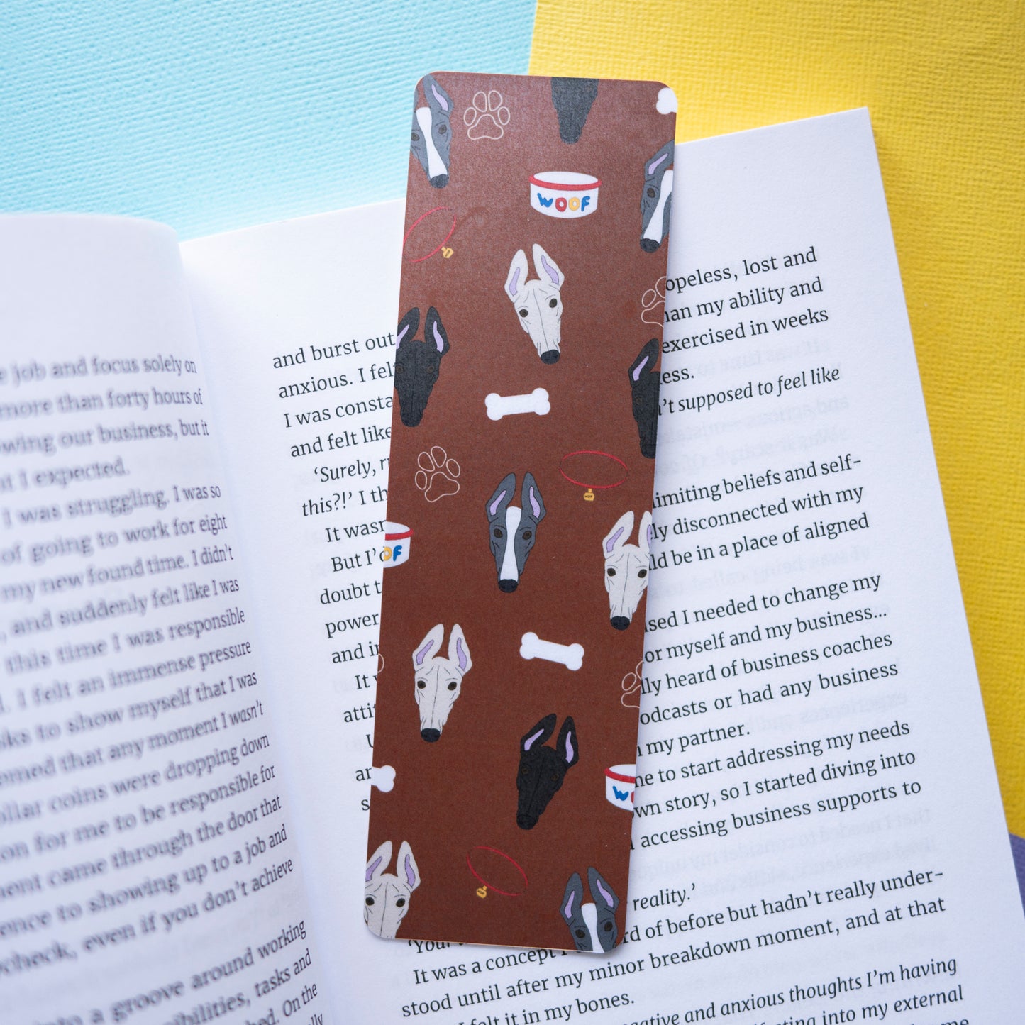 Greyhound Bookmark