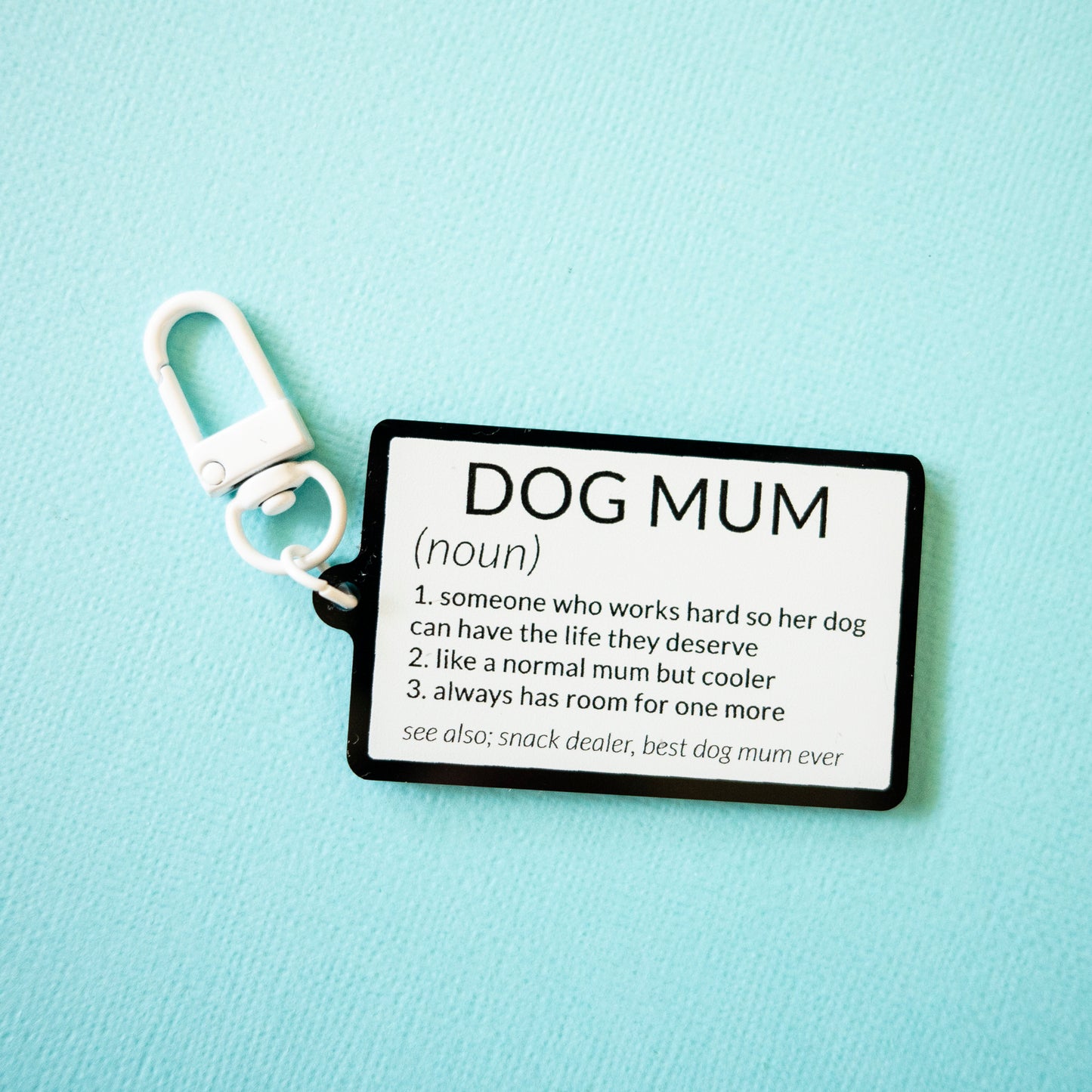 Dog Mum Definition Keychain