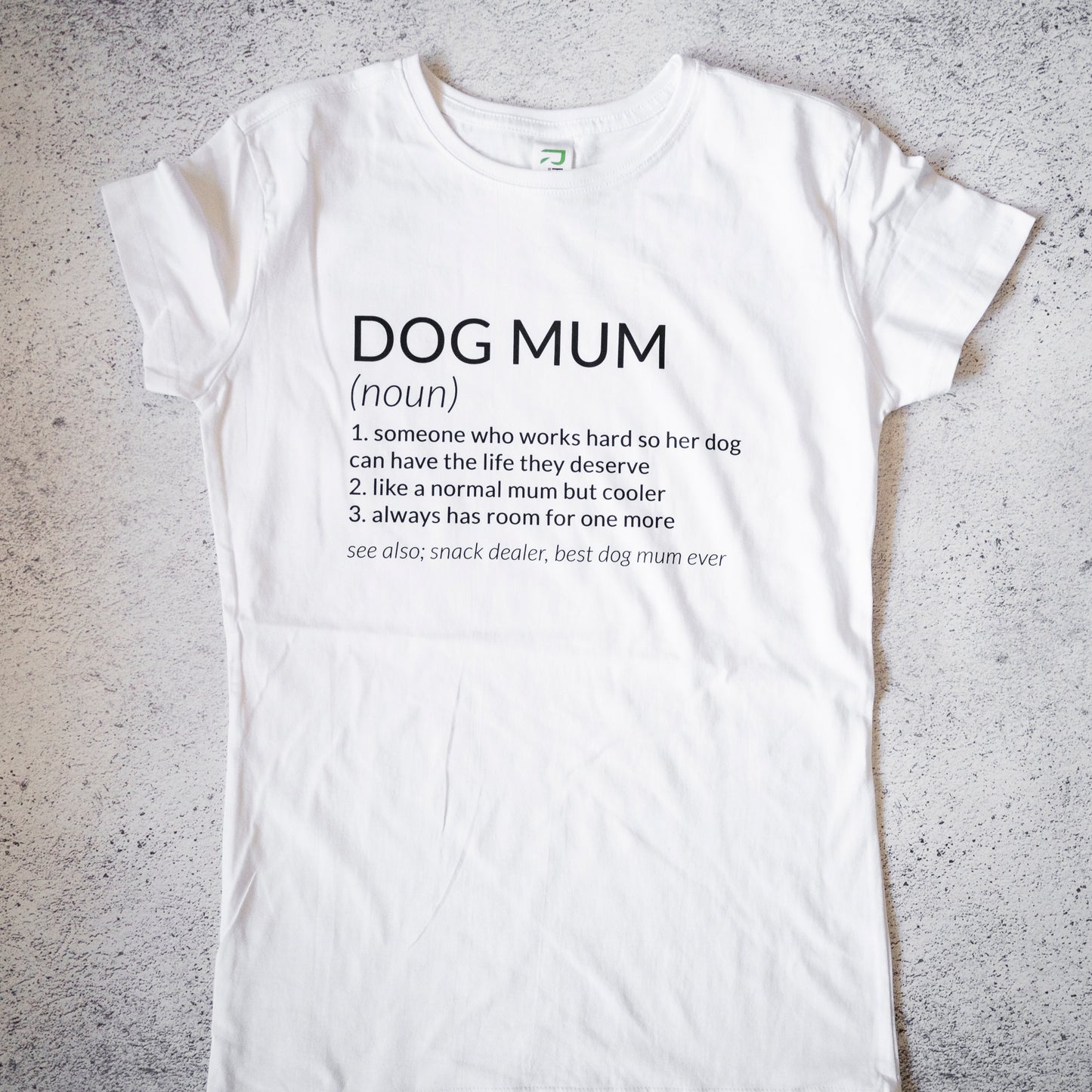 Dog Mum Definition Women's T-Shirt - White