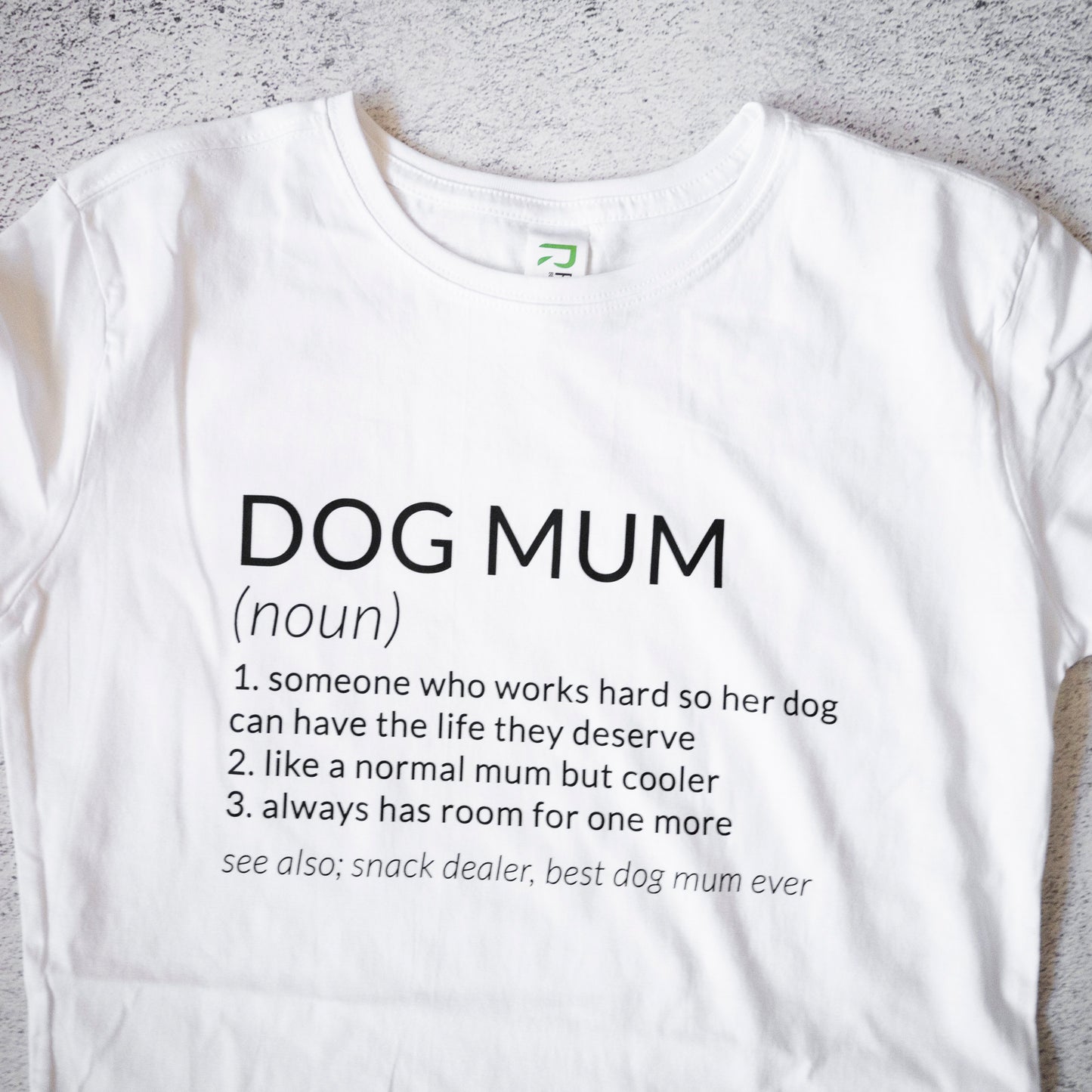 Dog Mum Definition Women's T-Shirt - White