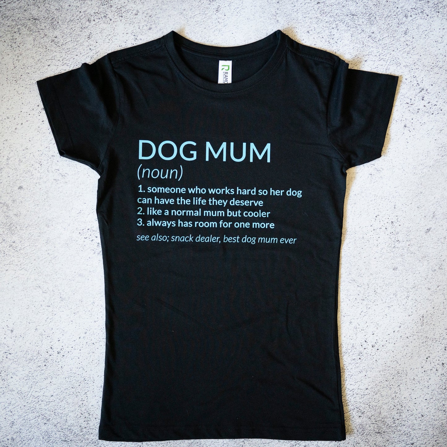 Dog Mum Definition Women's T-Shirt - Black