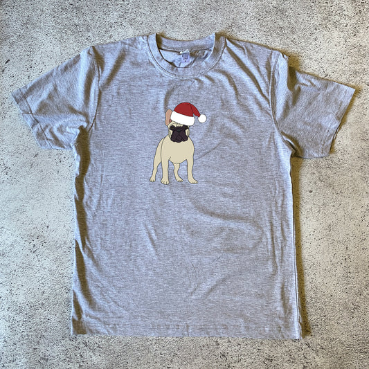 Fawn French Bulldog Christmas Unisex T-Shirt