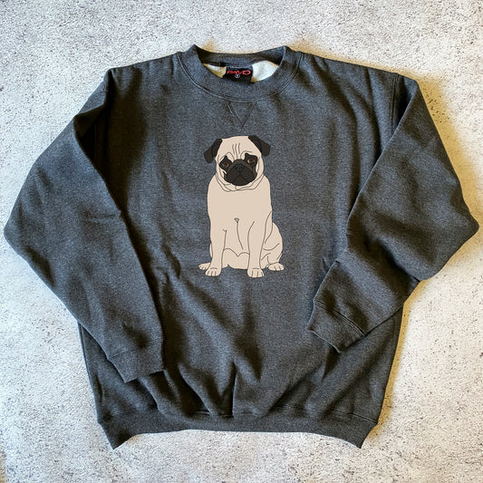 Fawn Pug Sweatshirt