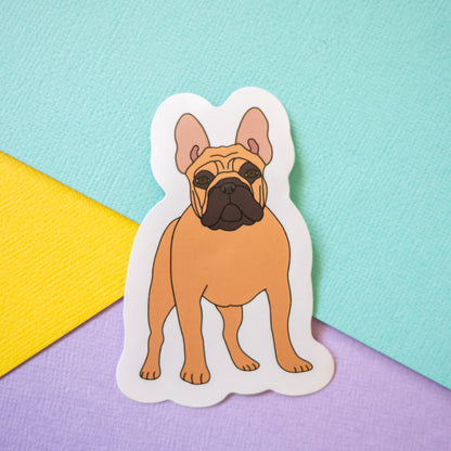 French Bulldog Sticker - Tan
