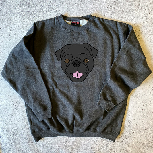 Happy Pug Sweatshirt