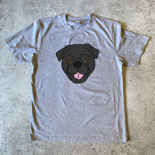 Happy Pug Unisex T-Shirt