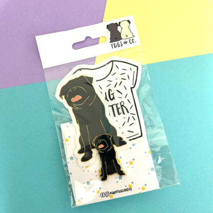 Faceless Black Pug Set - OG Packaging